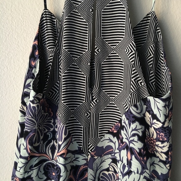 Greylin Morris Silk Celadon Print Dress - Picture 3 of 8